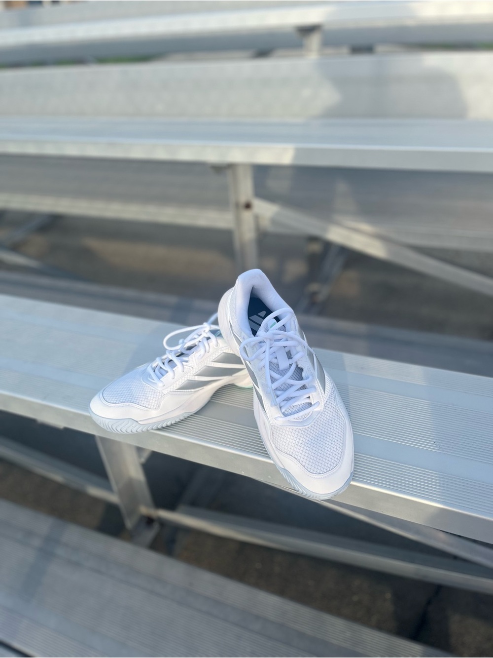 adidas Women's White Athletic Sneakers